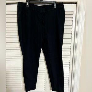 Women’s size 16 plus black work and occasional pants, straight leg by Loft.